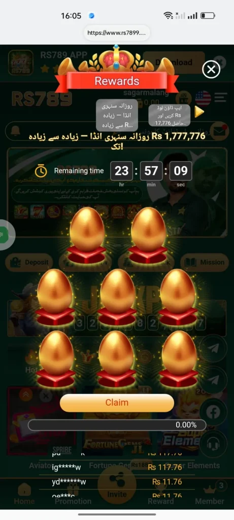 Rs789 Game Eggs Bonus